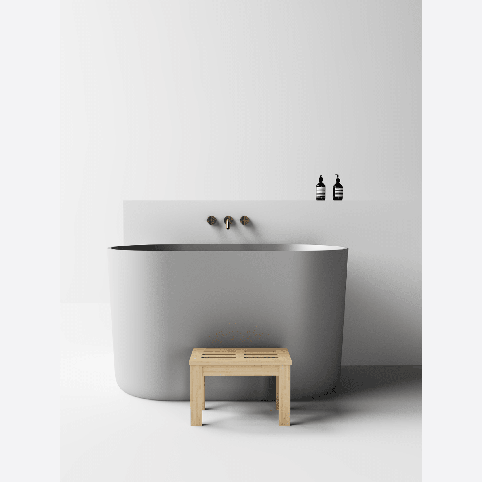 Toka Lite Seren - Japanese Stone Bath - 1300mm - ST93 gallery detail image