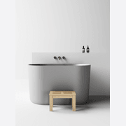 Toka Lite Seren - Japanese Stone Bath - 1300mm - ST93 gallery detail image