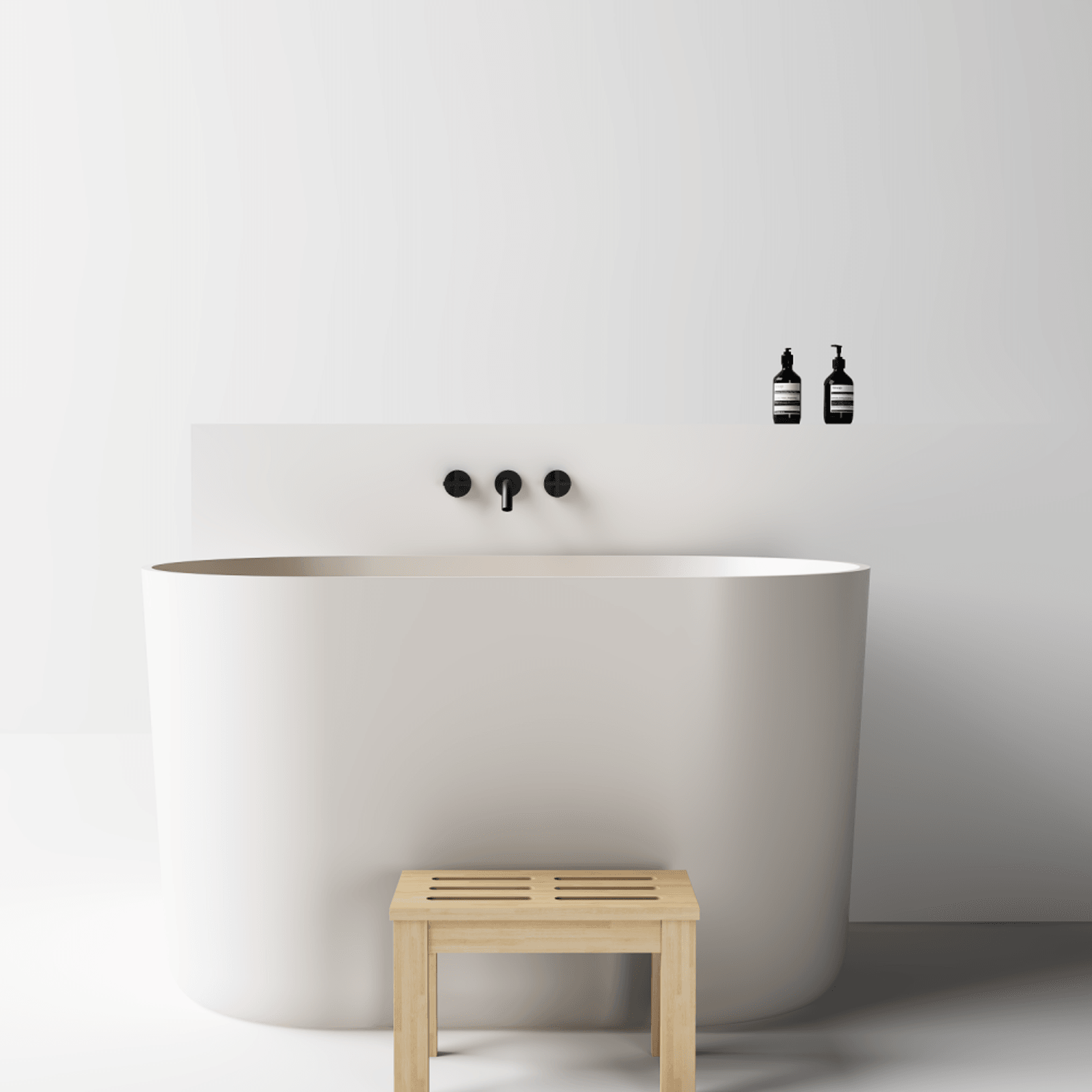 Toka Lite Seren - Japanese Stone Bath - 1300mm - ST93 gallery detail image