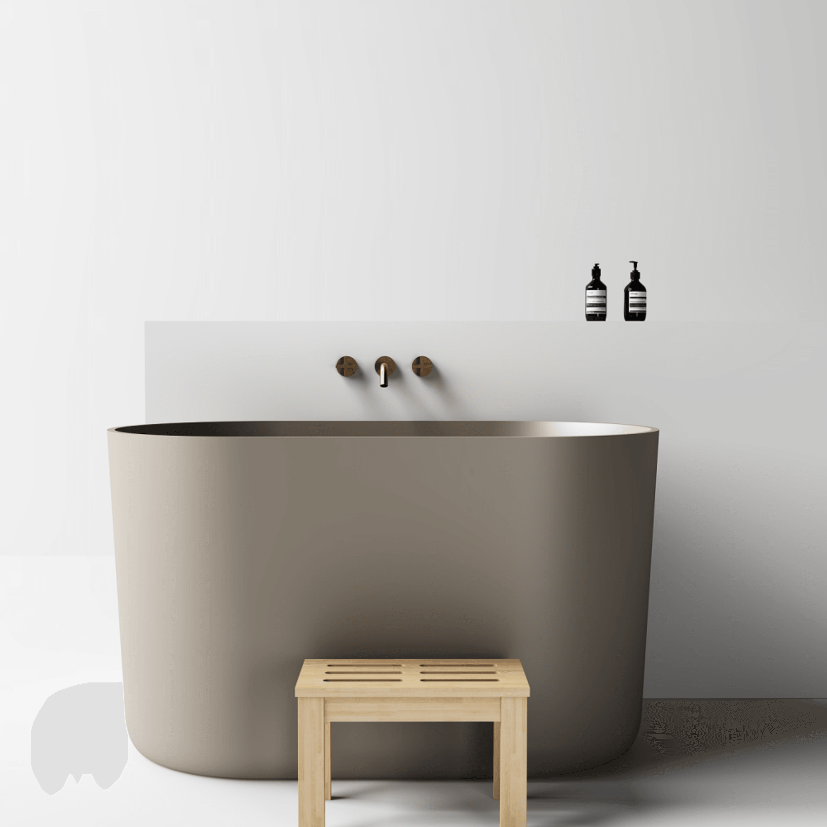 Toka Lite Seren - Japanese Stone Bath - 1300mm - ST93 gallery detail image
