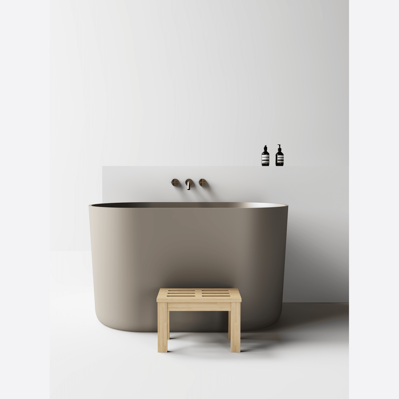 Toka Lite Seren - Japanese Stone Bath - 1300mm - ST93 gallery detail image
