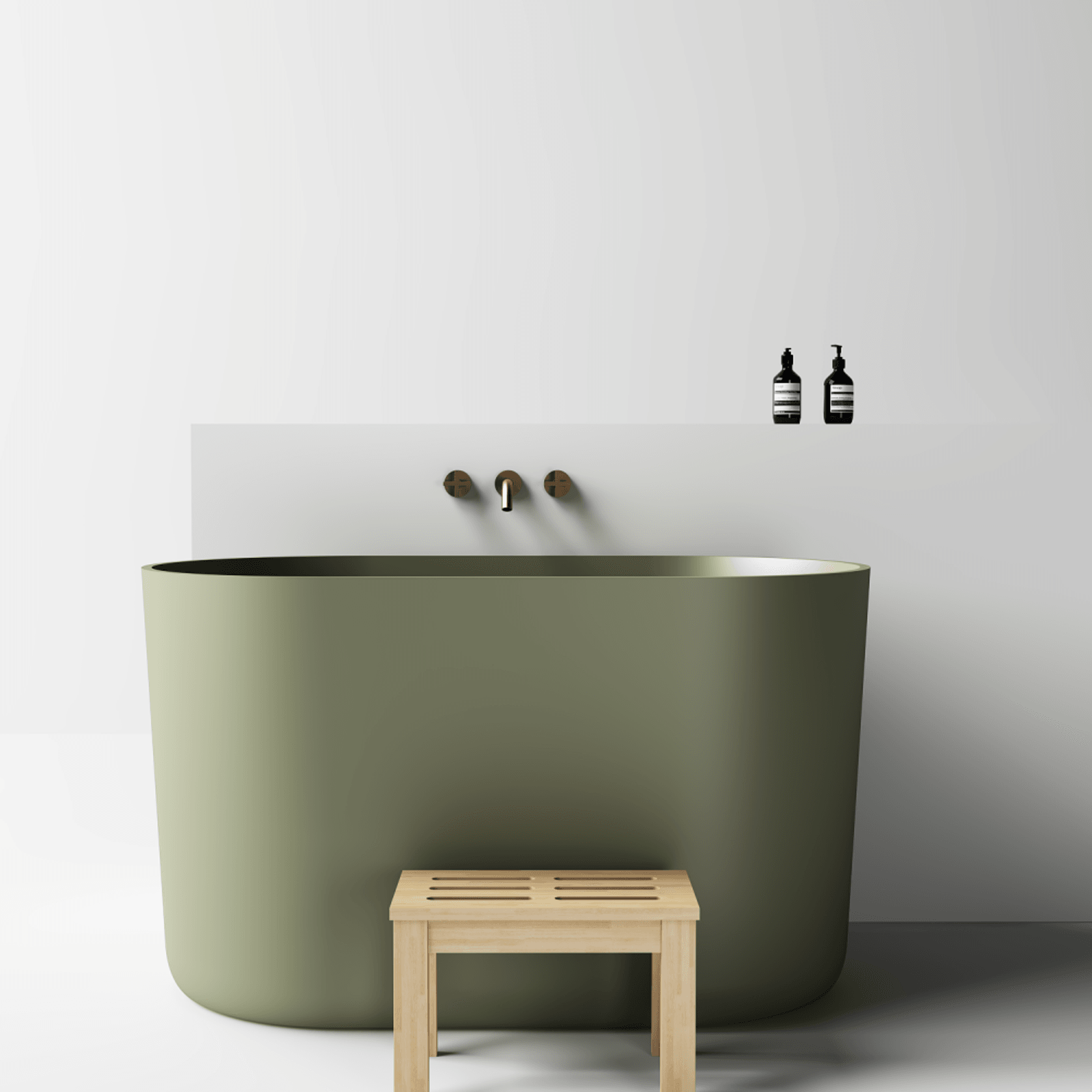 Toka Lite Seren - Japanese Stone Bath - 1300mm - ST93 gallery detail image