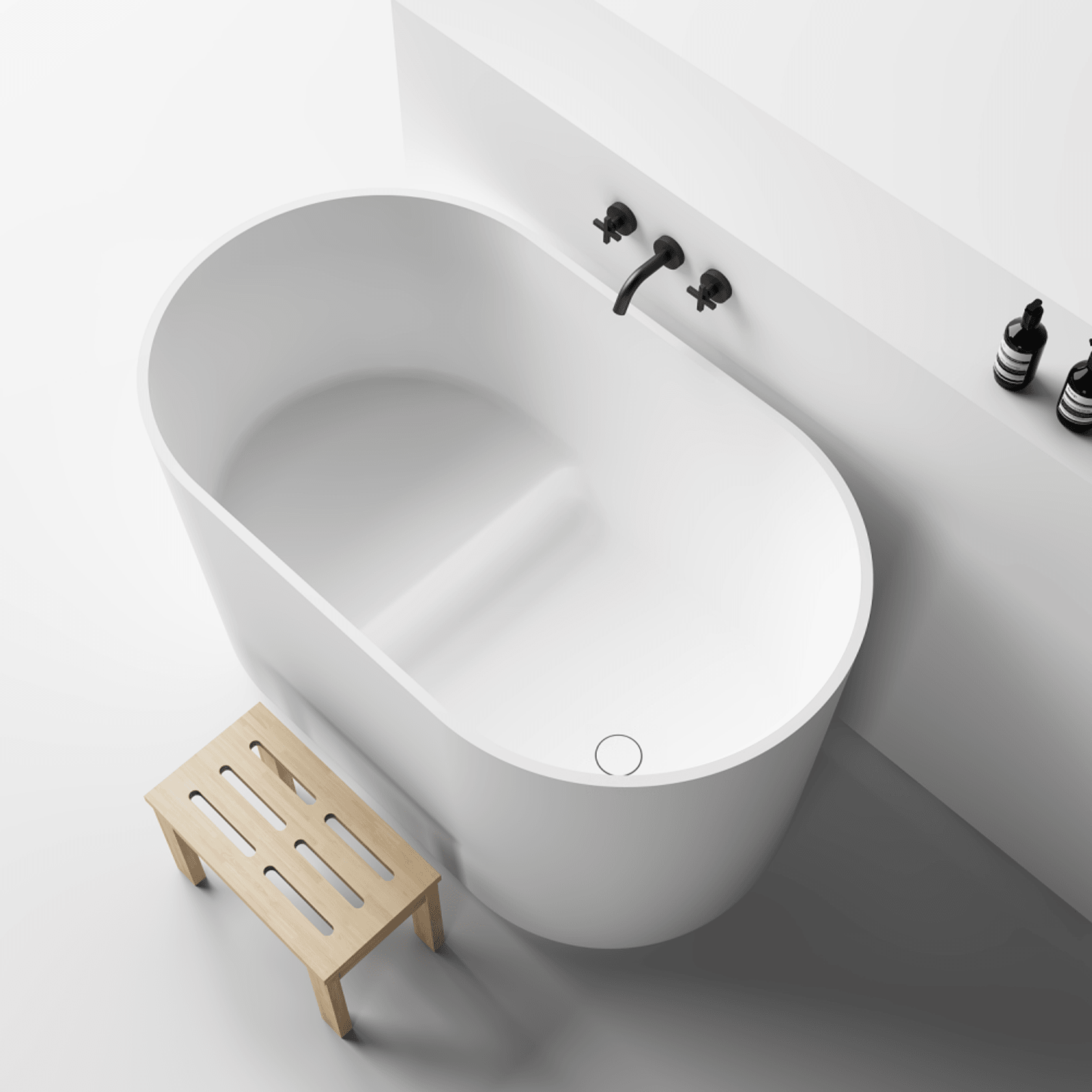 Toka Lite Seren - Japanese Stone Bath - 1300mm - ST93 gallery detail image