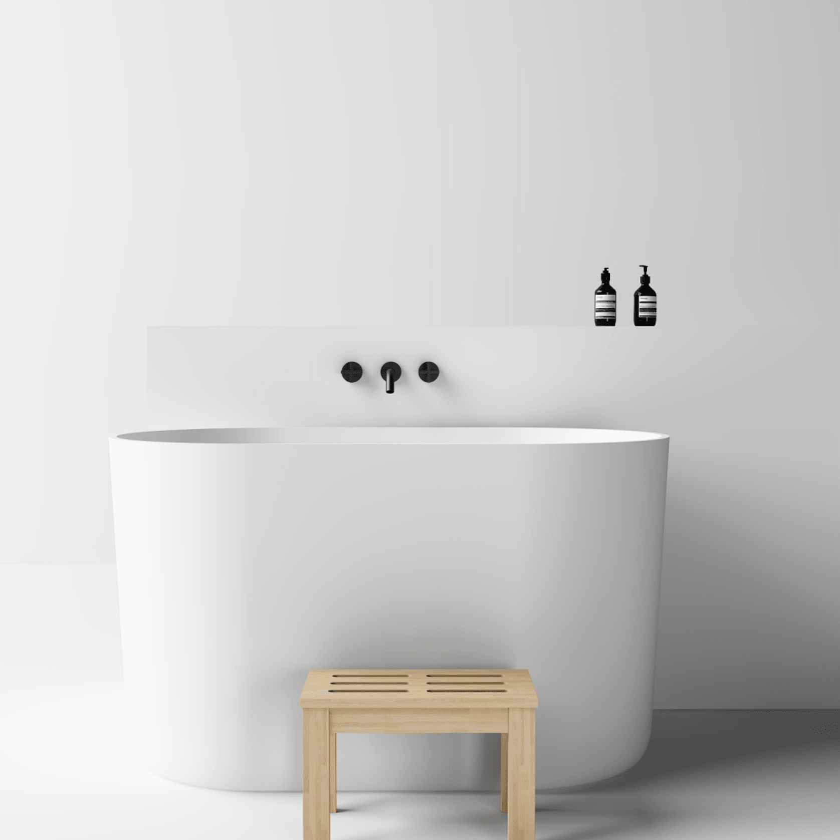 Toka Lite Seren - Japanese Stone Bath - 1300mm - ST93 gallery detail image