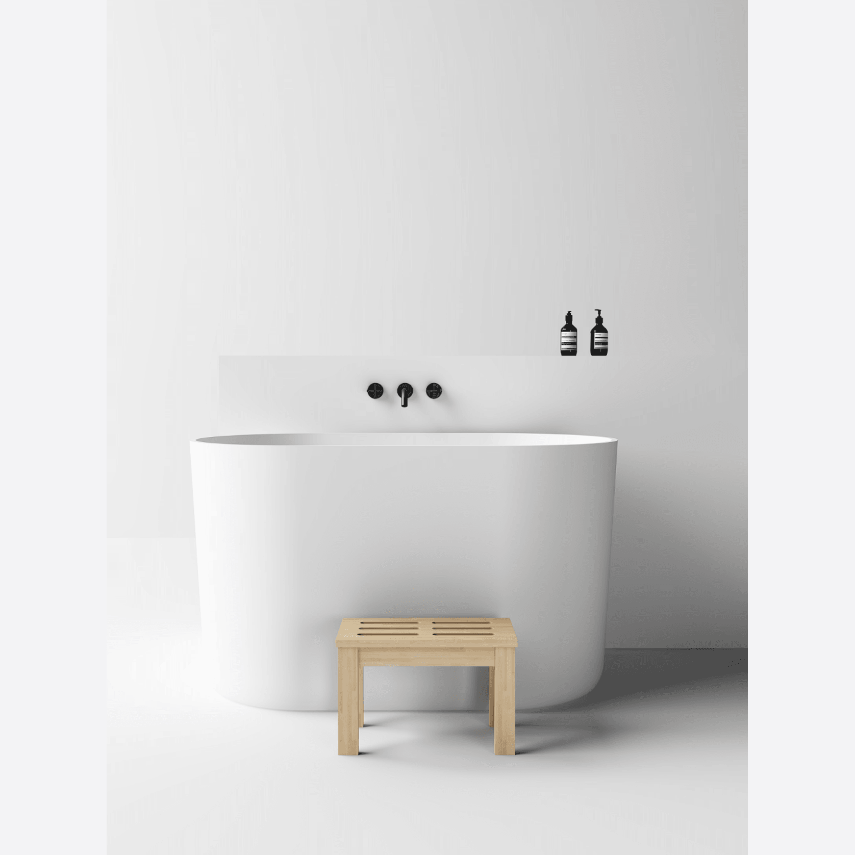 Toka Lite Seren - Japanese Stone Bath - 1300mm - ST93 gallery detail image