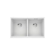Blanco SUBLINE Double Bowl Undermount Sink | White gallery detail image