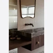 Titanium Vein Cut Travertine Benchtop gallery detail image