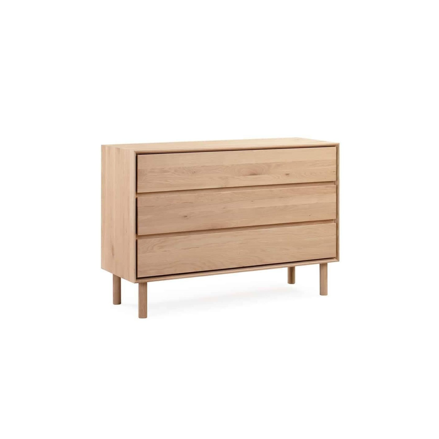 Harmony 3 Drawer Chest - Oak gallery detail image