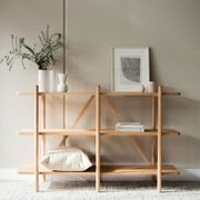 Essential Shelving Unit Oak - Small gallery detail image