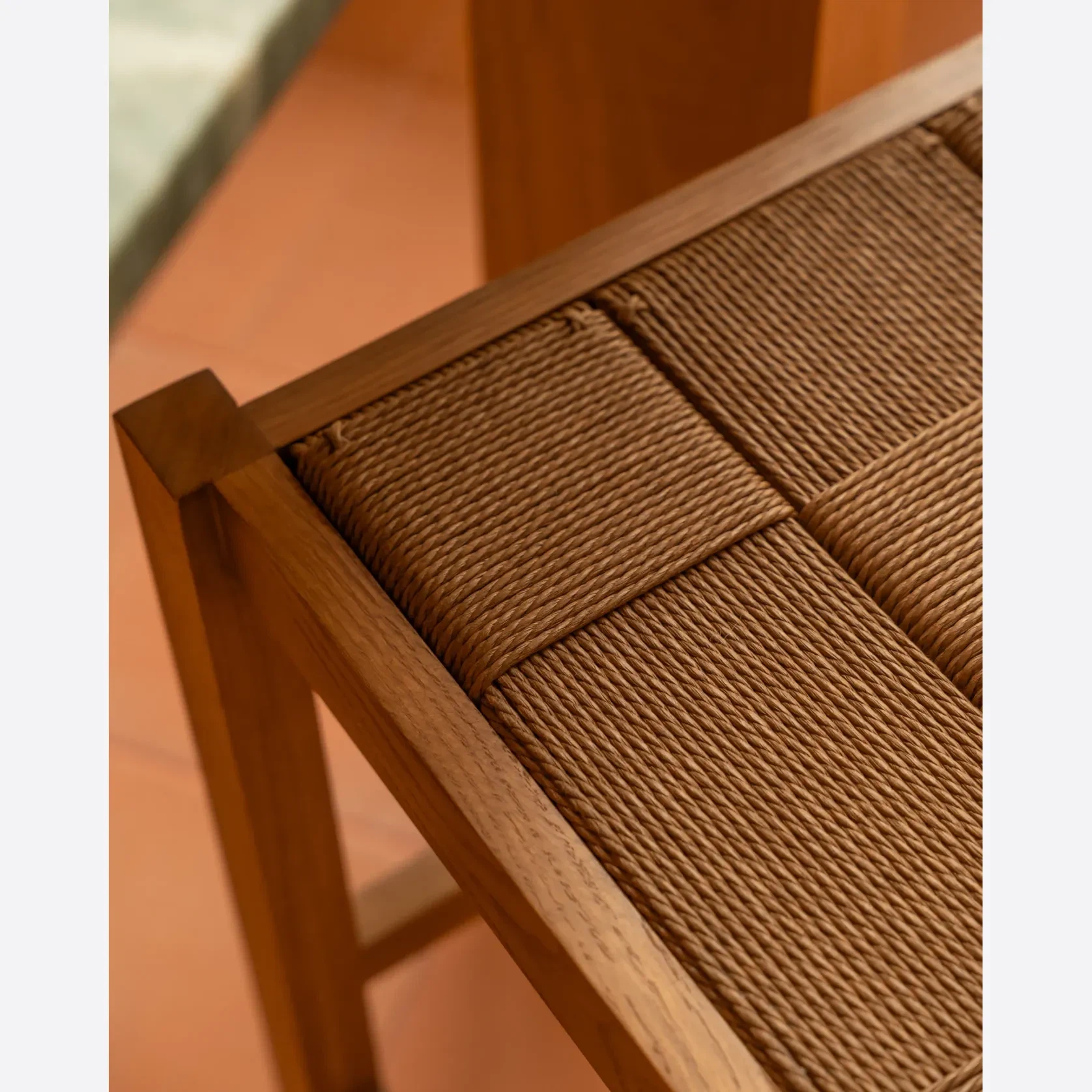 Charm Bar Stool 65cm - Deep Oak gallery detail image