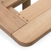 Serene Queen Bed - Oak gallery detail image