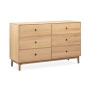 Ambience 6 Drawer Chest - Oak gallery detail image