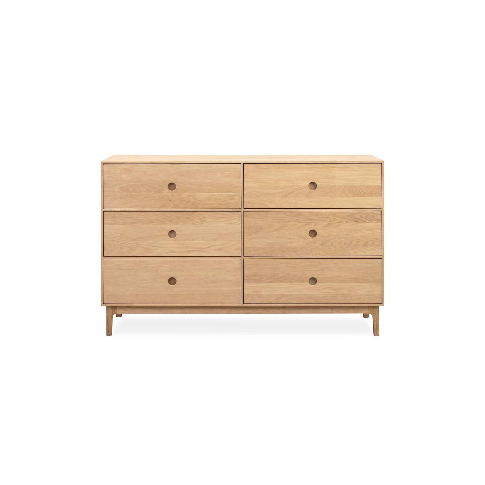 Ambience 6 Drawer Chest - Oak gallery detail image