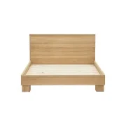 Weave King Bed - Oak gallery detail image