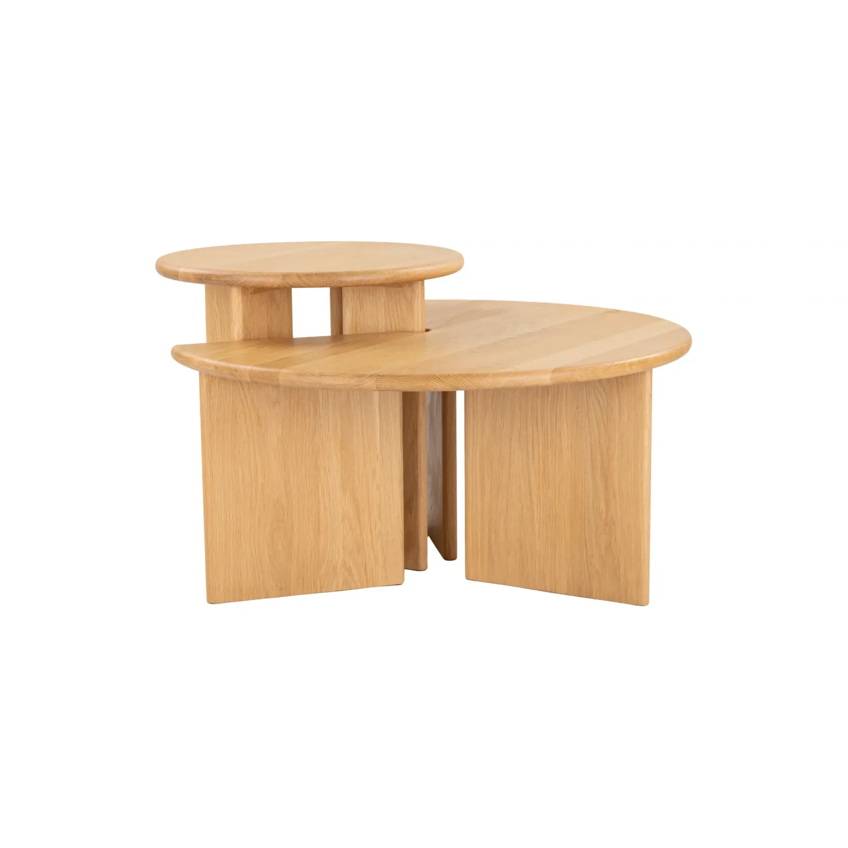 Fragment Nesting Coffee Table Set - Oak gallery detail image