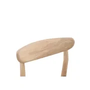 Henri Dining Chair - Oak / Tan Leather gallery detail image