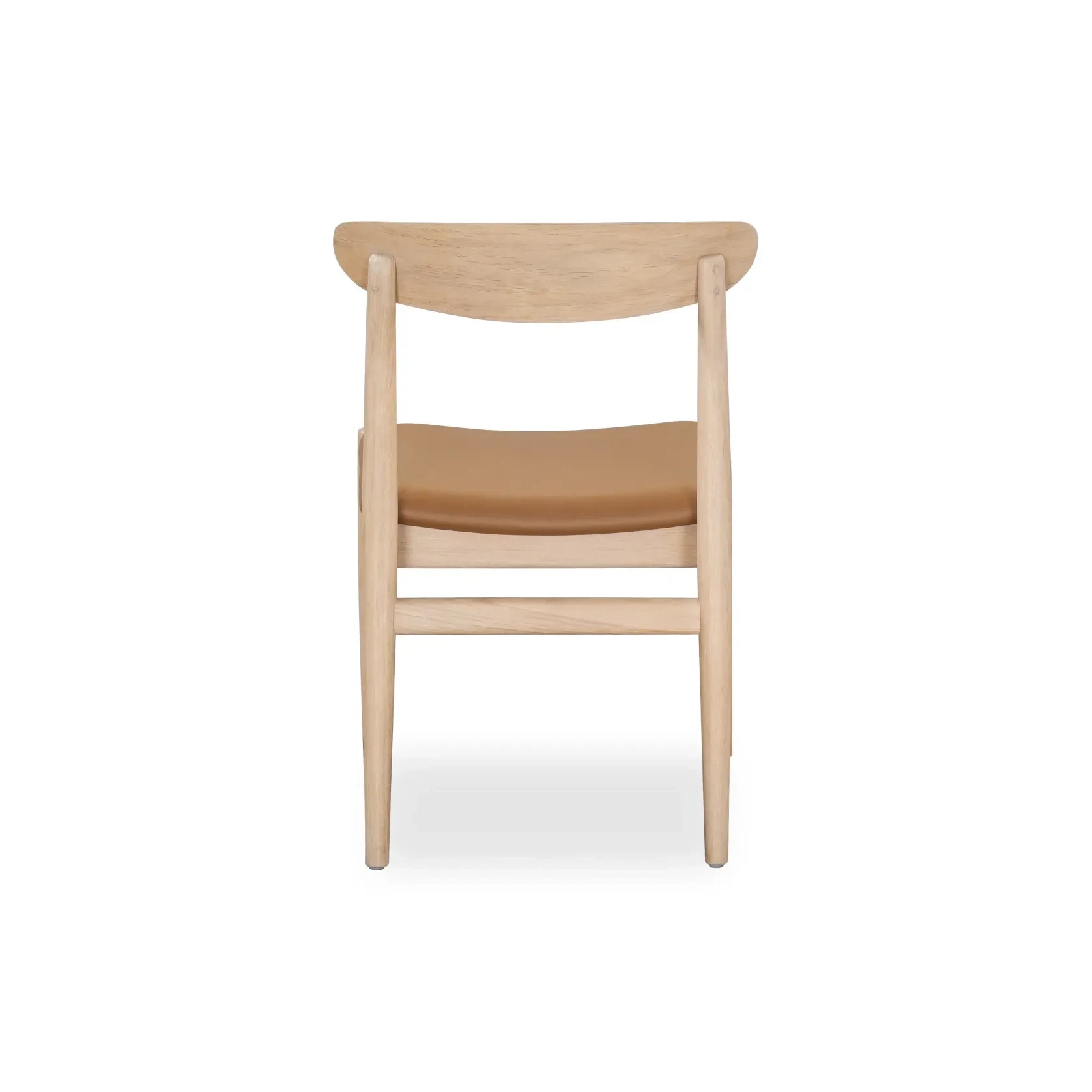 Henri Dining Chair - Oak / Tan Leather gallery detail image
