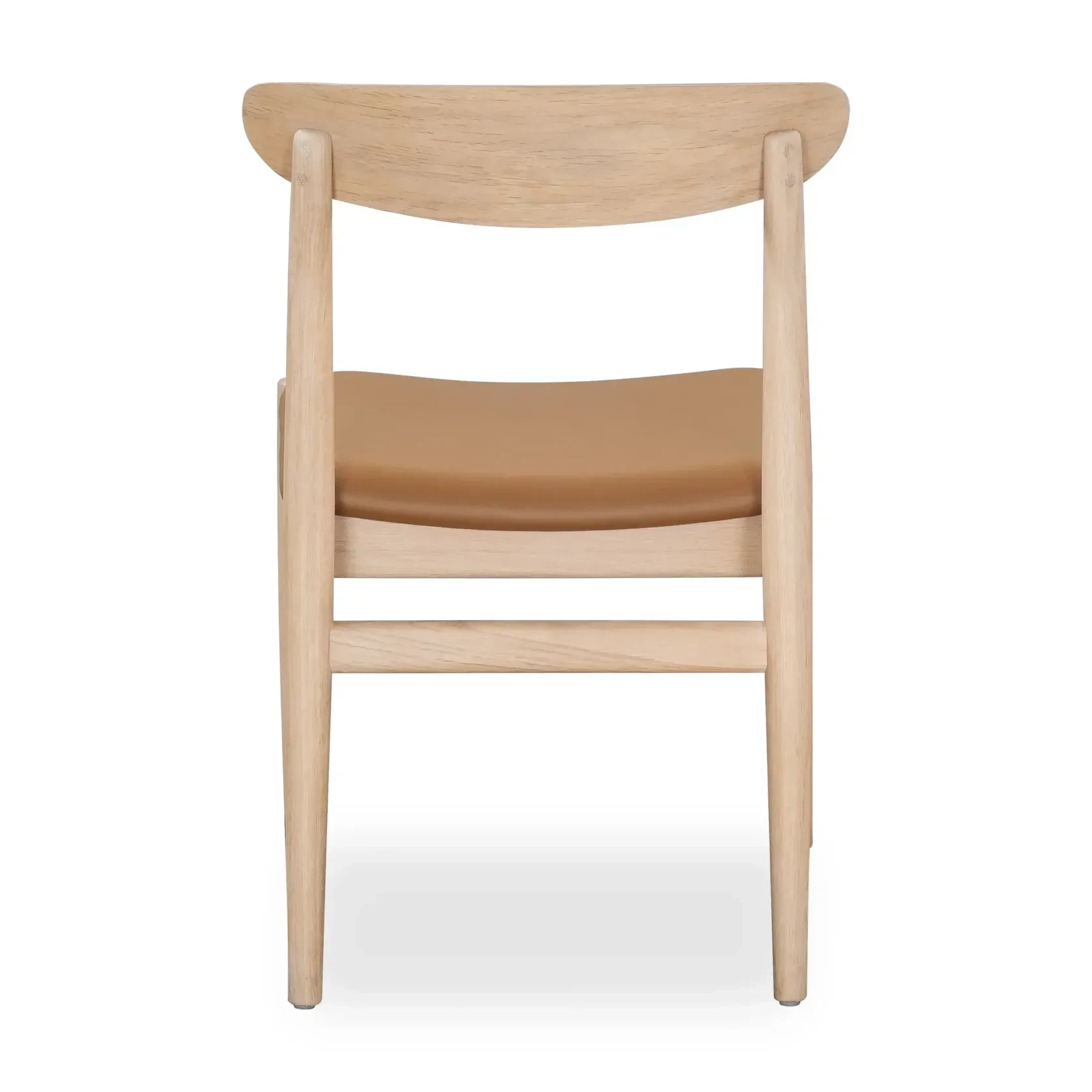Henri Dining Chair - Oak / Tan Leather gallery detail image