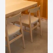 Henri Dining Chair - Oak / Tate Biscotti gallery detail image