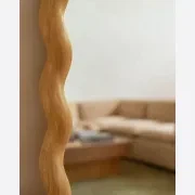 Twirl Floor Mirror - Oak gallery detail image