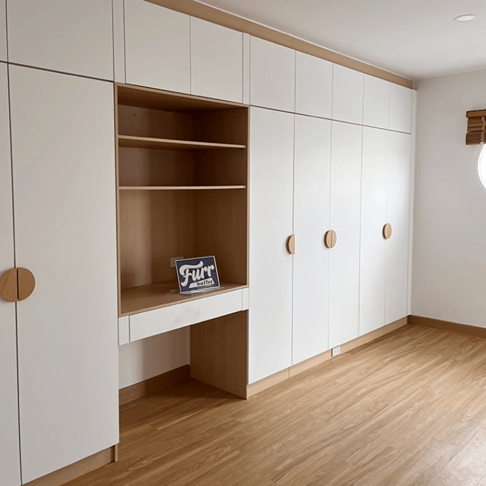 Ballina Timber Half Moon Kitchen Handles gallery detail image