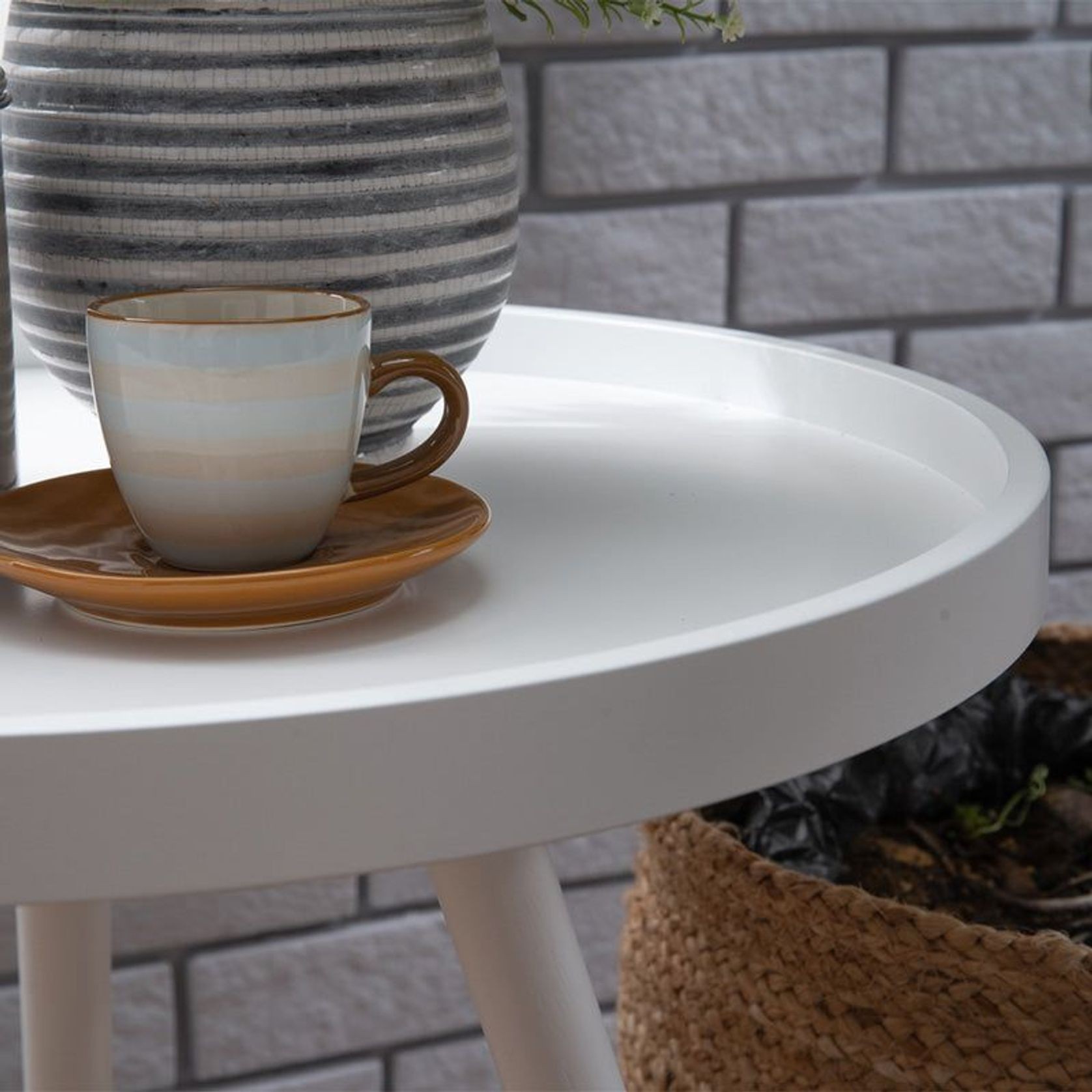 INNIS Side Table - White gallery detail image