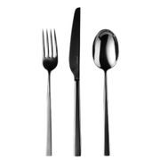 Linea Q PVD Black 58 Piece Cutlery Set gallery detail image