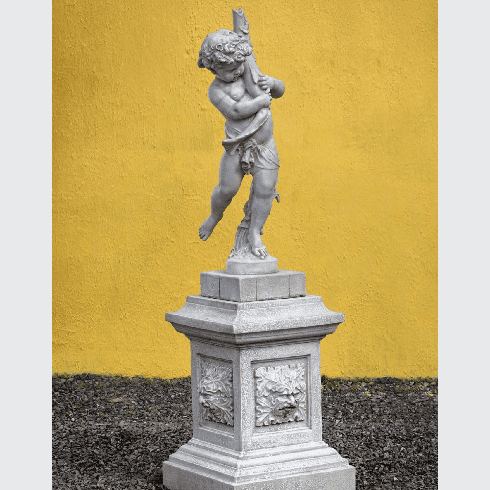 Boy with Fish on Plinth gallery detail image