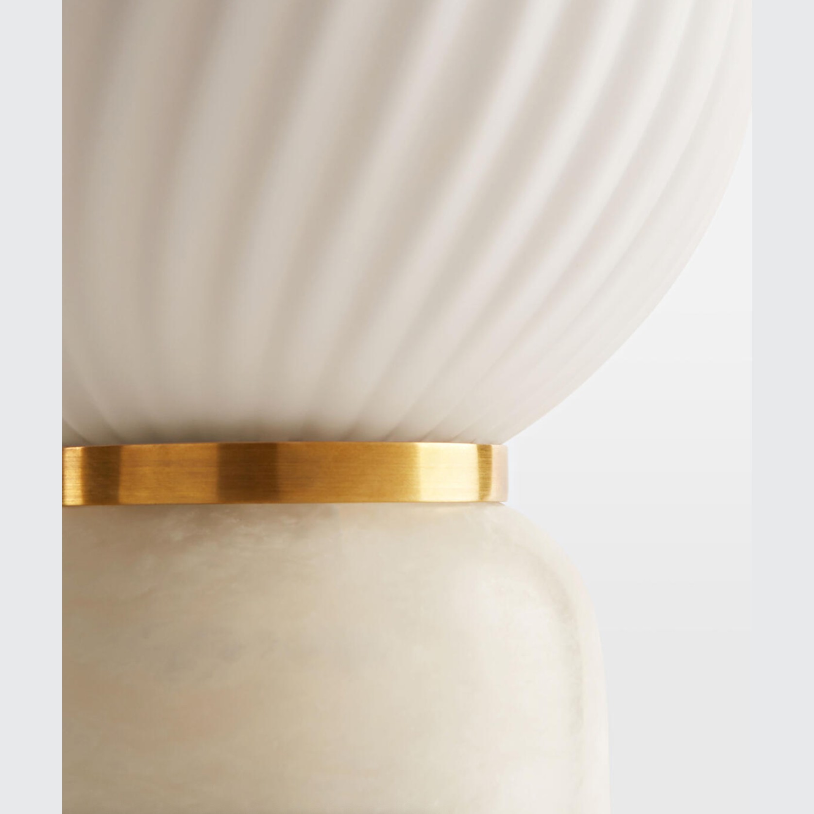 Soho Home | Alabaster Swirl Table Lamp gallery detail image
