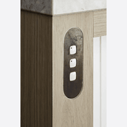 13 Carbon 1 Gang Switch Grid Faceplate gallery detail image
