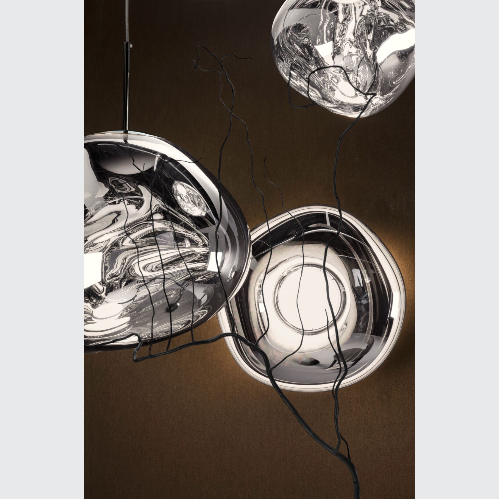 Melt Surface Light Chrome by Tom Dixon | ECC gallery detail image