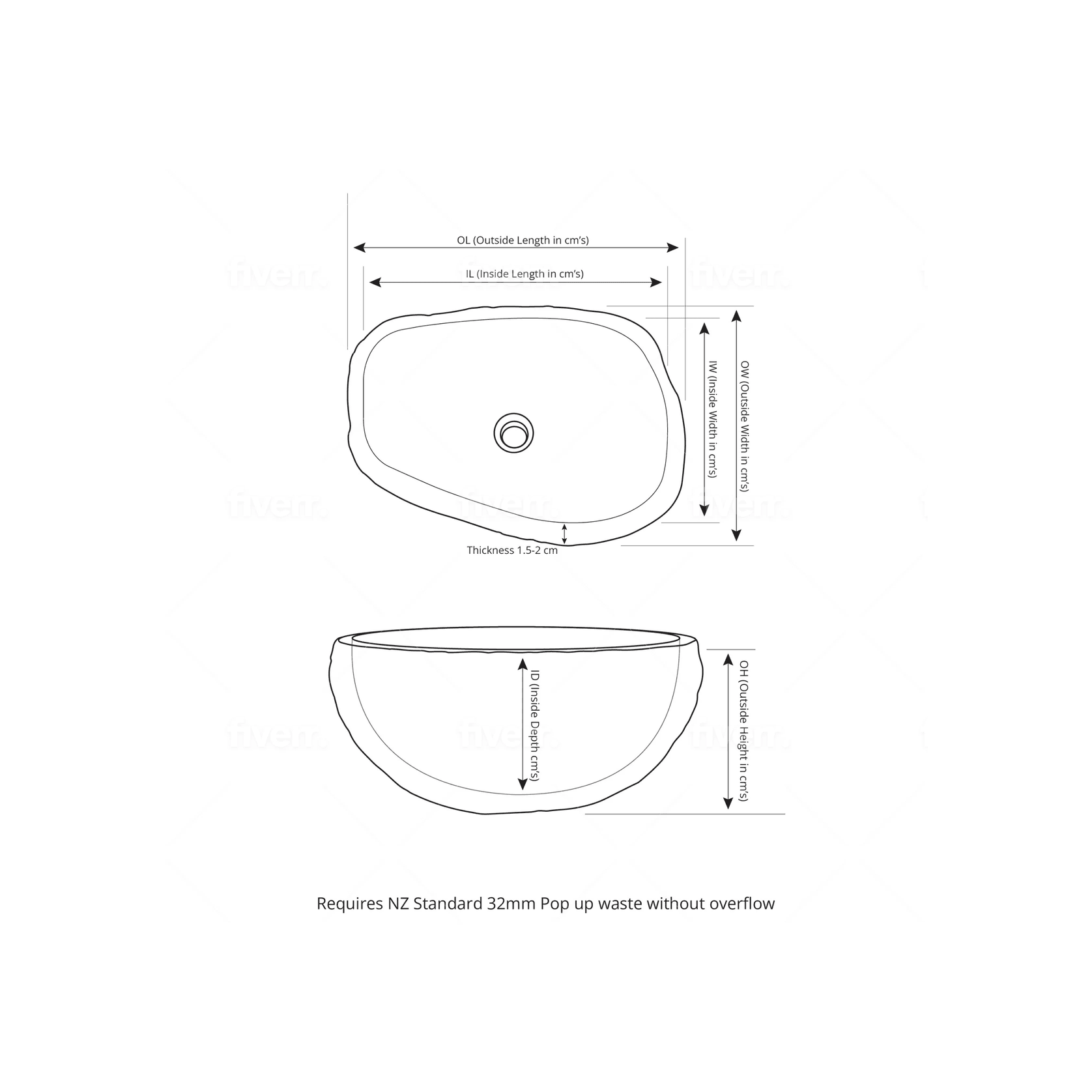 Stone Luxury Bath Tub - 1.75m gallery detail image