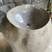 Natural Pedestal Stone Basin gallery detail image