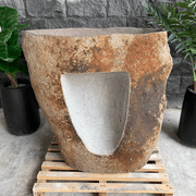 Natural Pedestal Stone Basin (2379) gallery detail image
