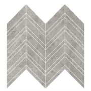 Arctic Tundra Grey Matt Herringbone Mosaic gallery detail image