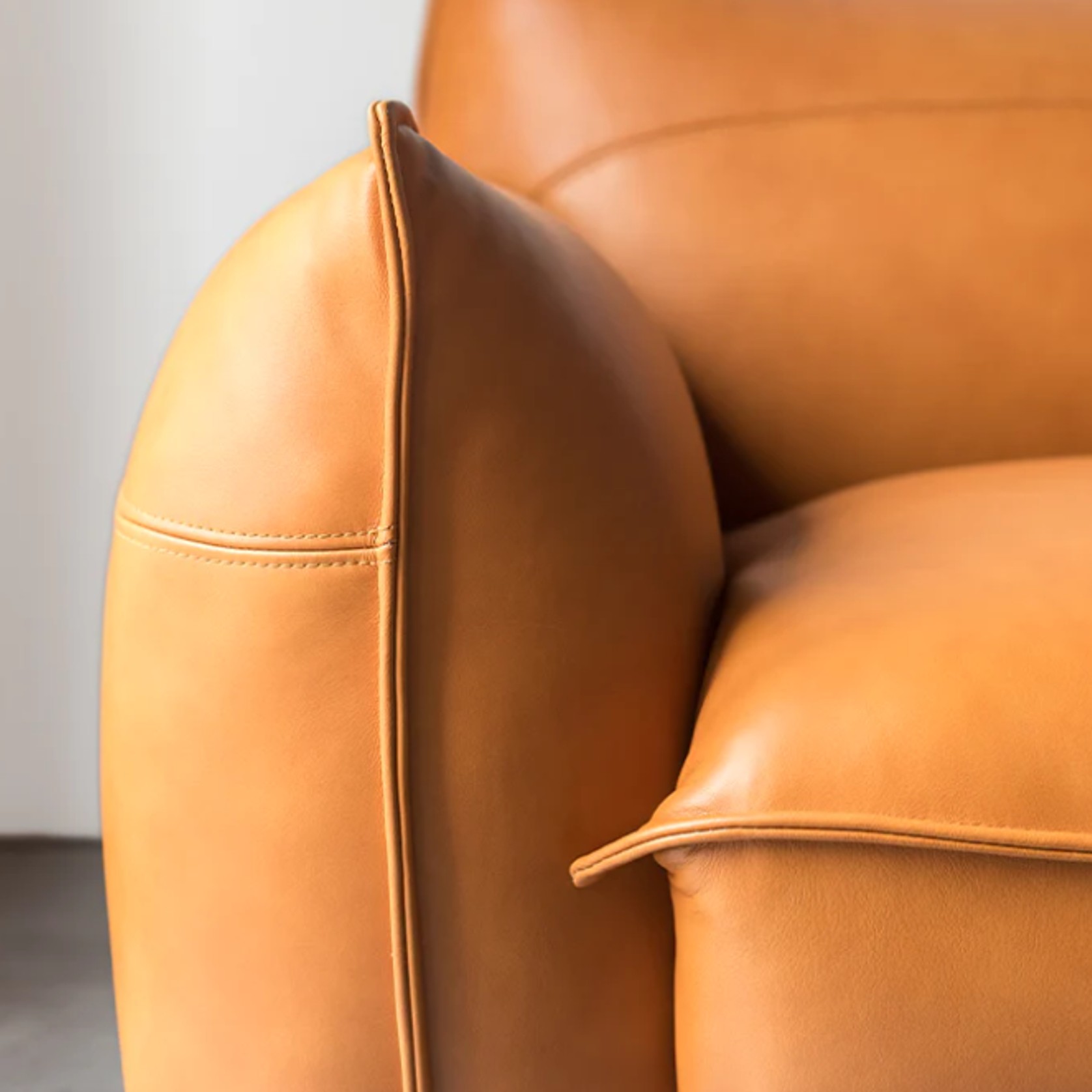 Cofe Genuine Leather 3-Seater Sofa gallery detail image