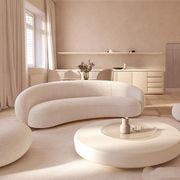 Curv Boucle Fabric Sofa gallery detail image