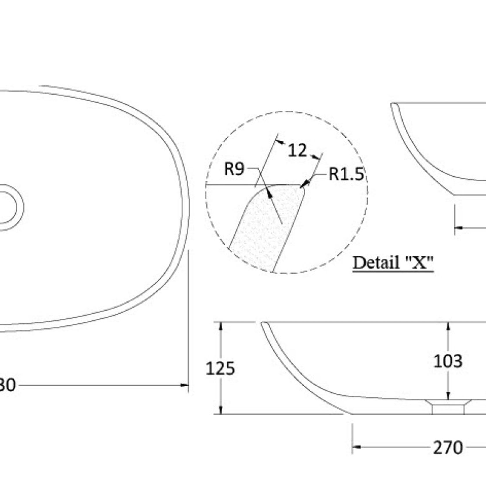 Code Cove Cervo 530 Concrete Basin gallery detail image