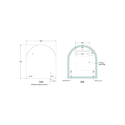 Code Euro Arch 850 Led Mirror gallery detail image