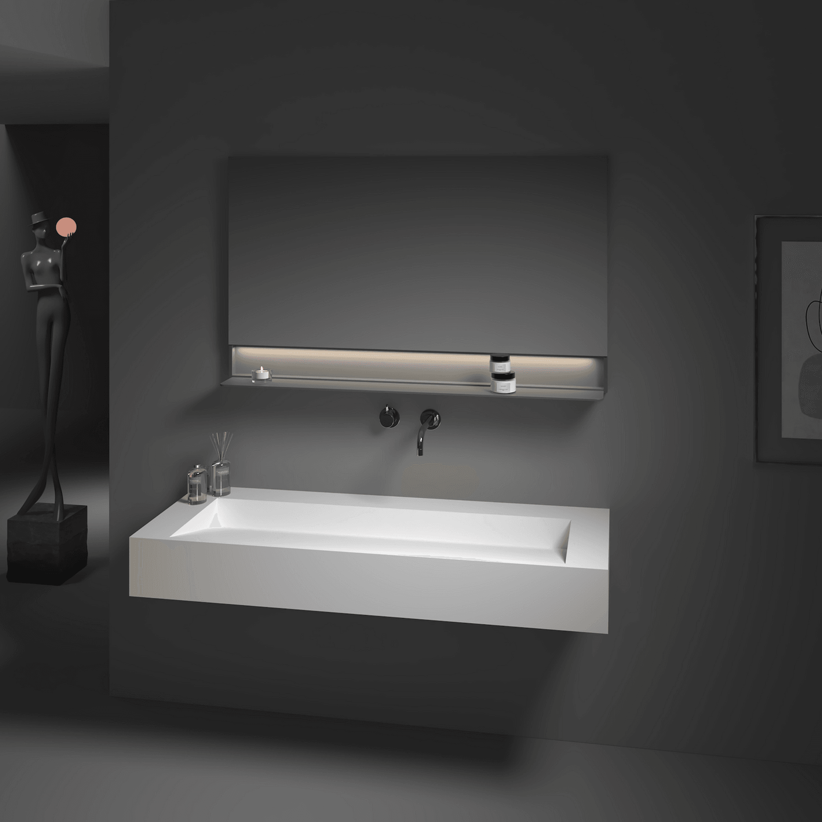 The Ramp Basin - Ramp C100 1200mm gallery detail image