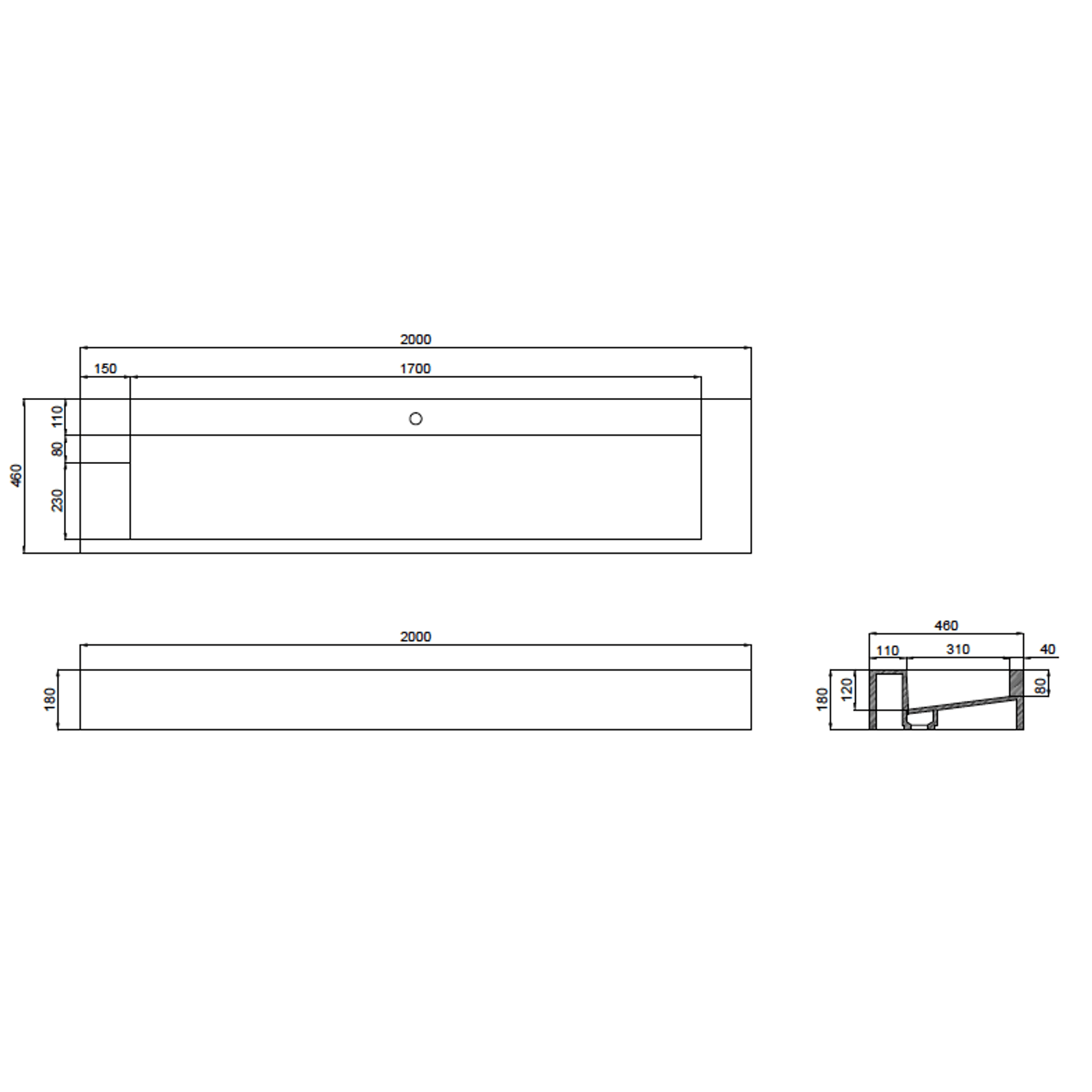 The Ramp Trough 180 2000 - Basin gallery detail image