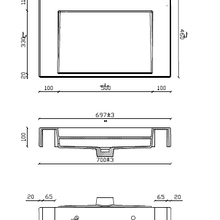 The Ramp Basin - Ramp C100 700mm gallery detail image