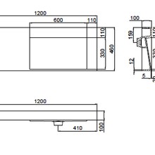 The Ramp Basin - Ramp C100-b 1200mm Right gallery detail image