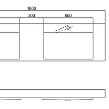 The Ramp Basin - Ramp C100-b 1800mm Double gallery detail image
