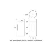 Code Halo Villastone Freestanding Round Basin gallery detail image
