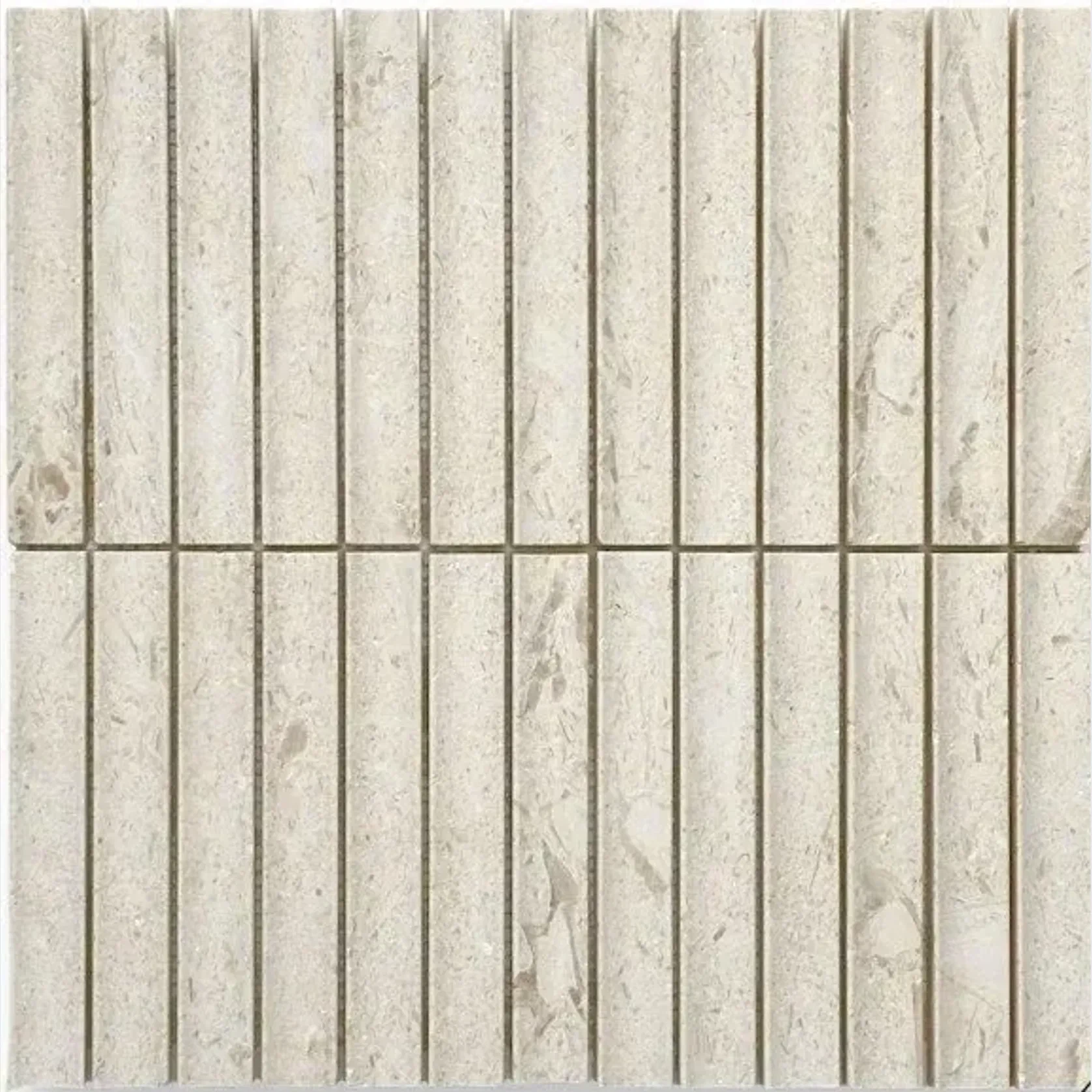 Mini Fluted Concave | Natural Stone Mosaics gallery detail image