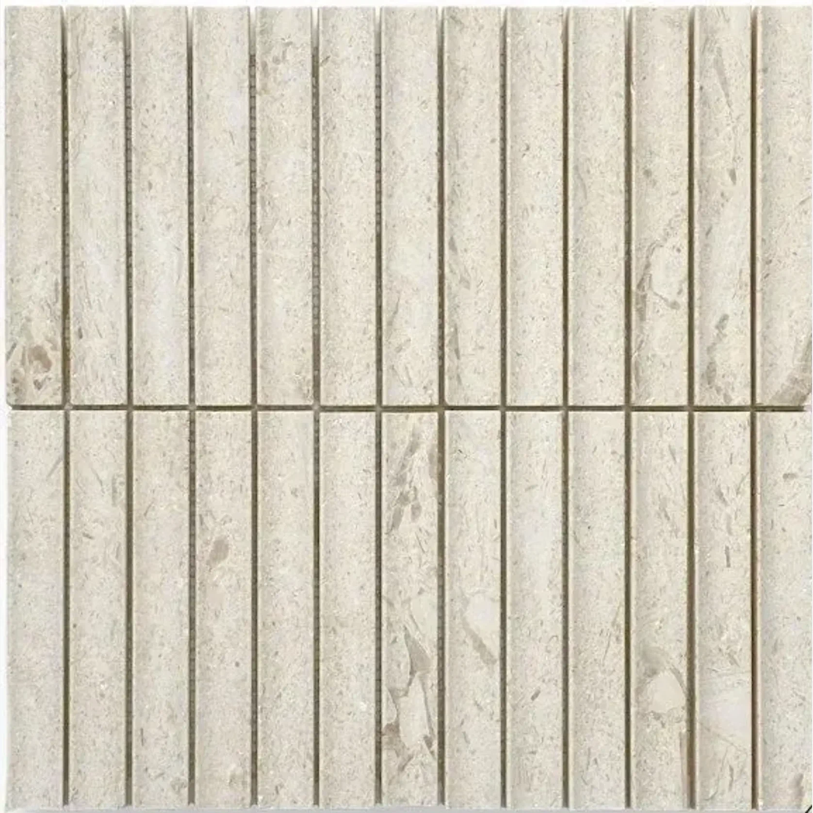 Mini Fluted Concave | Natural Stone Mosaics gallery detail image