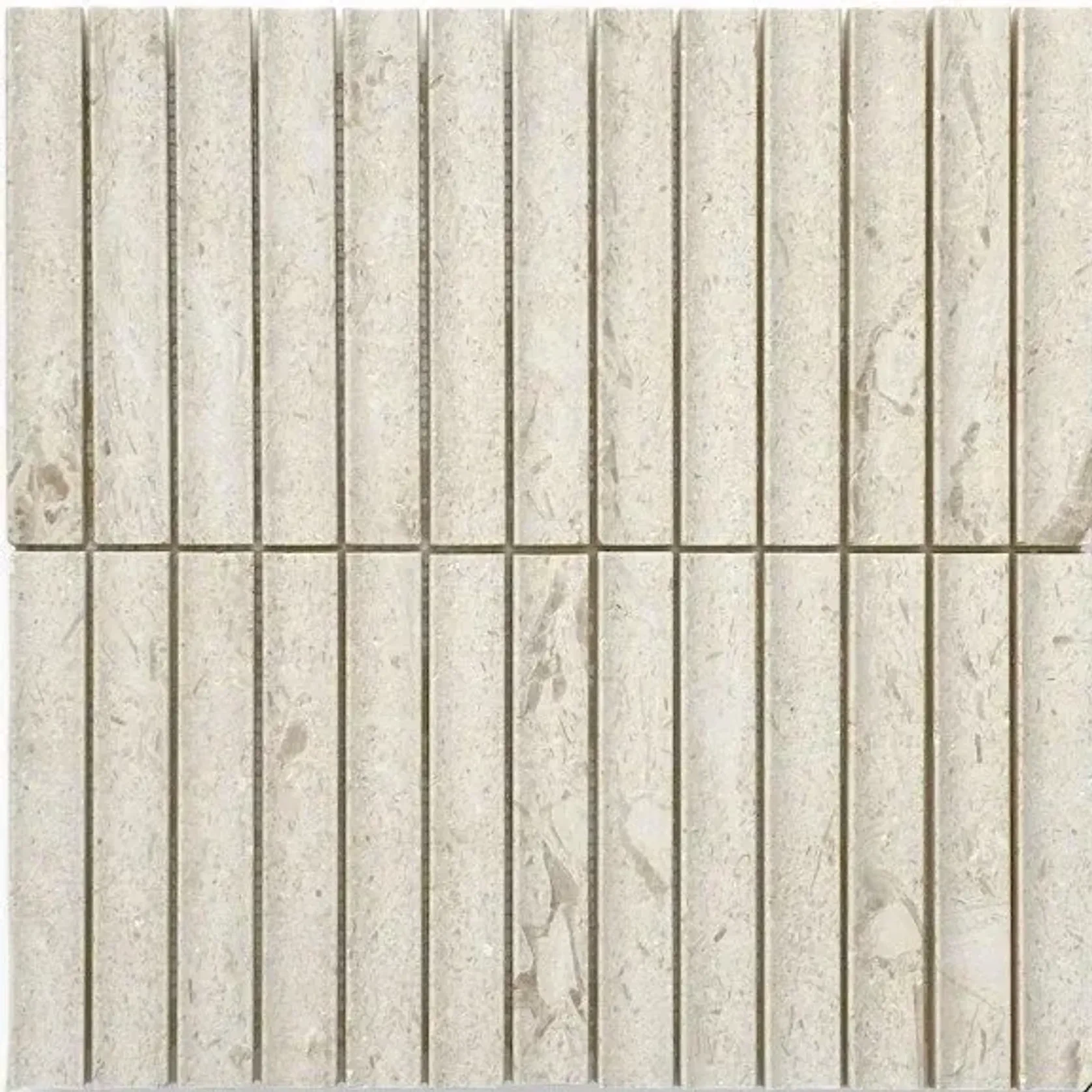 Mini Fluted Concave | Natural Stone Mosaics gallery detail image