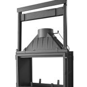 Seguin Multivision 8000 Double Sided Cast Iron Fireplace With Lift Door gallery detail image