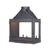 Seguin Multivision 8000 3 Sided Cast Iron Fireplace gallery detail image
